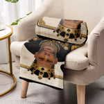 Black King - Personalized African American Blanket