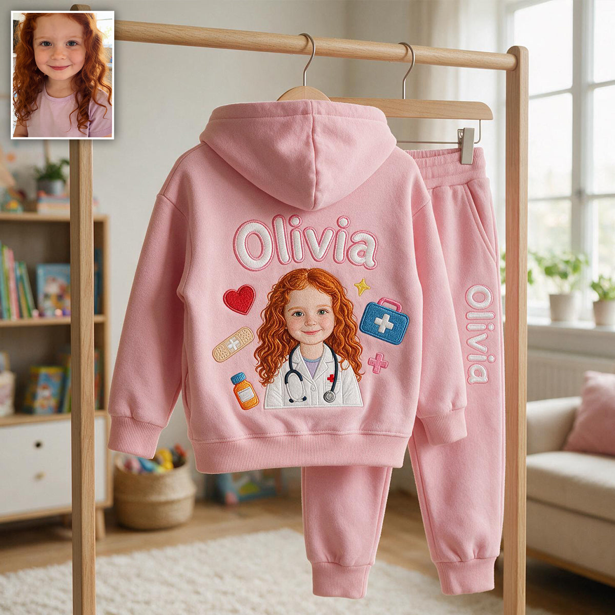 Dream Job - Personalized Kid Kid Hoodie & Kid Jogger Sweatpants