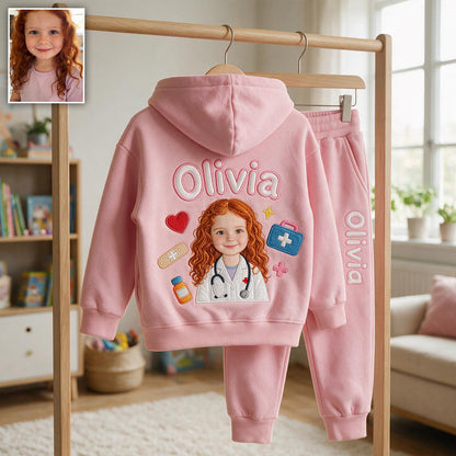 Dream Job - Personalized Kid Kid Hoodie & Kid Jogger Sweatpants