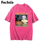 Birthday Gift - Personalized Birthday Washed T-Shirt