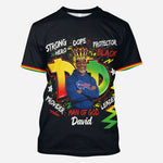 Man Of God - Personalized Father All Over Shirt