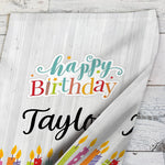 Happy Birthday - Personalized Birthday Garden Flag