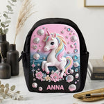 Back To School Gift Idea - Personalized Kid Changeable Leather Patch Backpack