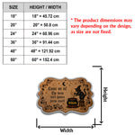 Come On In The Brew Doesn't Brew Itself - Personalized Witch Non-Slip Tufted Rug