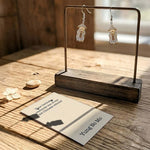 Happy Birthday - Personalized Birthday Earrings With Card