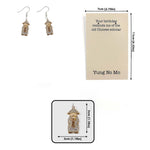 Happy Birthday - Personalized Birthday Earrings With Card