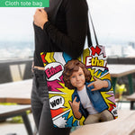 Popart Style Custom From Photo - Personalized Kid Tote Bag