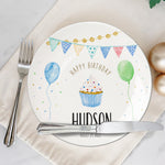 Happy Birthday - Personalized Birthday Ceramic Round Plate