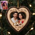 Our Christmas Together - Personalized Couple Ornament