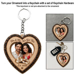 Our Christmas Together - Personalized Couple Ornament