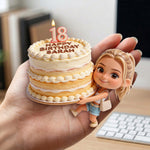 Custom Any Photo - Personalized Birthday Premium 3D Figurine