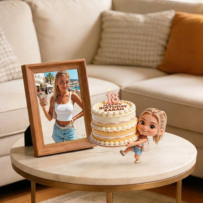 Custom Any Photo - Personalized Birthday Premium 3D Figurine