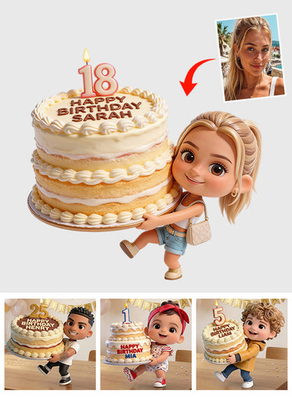 Custom Any Photo - Personalized Birthday Premium 3D Figurine
