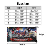 Outdoor Decor America 250th Anniversary - Personalized Independence Day/ 4th of July Garage Door Banner