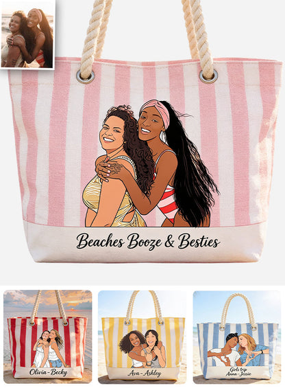 Friends - Personalized Bestie Beach Bag