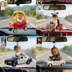 Drive Safe Daddy - Personalized Father Custom Made 3D Minifigure Ornament