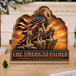 Best Dad/Grandpa In The Wild - Personalized Father 2 Layered Big Freestanding