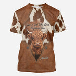 Just A Girl Who Loves Highland Cow - Personalized Highland Cow All Over Shirt