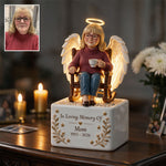 Miss You Forever - Personalized Memorial LED Light Ceramic Pot