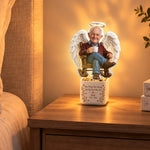 Miss You Forever - Personalized Memorial LED Light Ceramic Pot