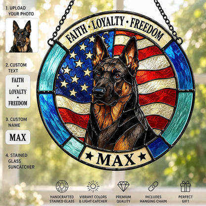 Custom From Any Photo - Personalized Dog 3D Printed Glass Suncatcher