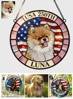 Custom From Any Photo - Personalized Dog 3D Printed Glass Suncatcher