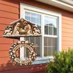 The Holy Family - Personalized Christian Wooden Wall Mount Sign