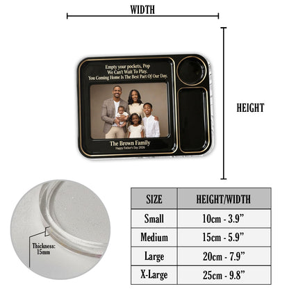 Father's Day Gift, Key & Wallet Tray - Personalized Father Catch-All Tray