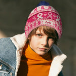 Pink Ribbon Love & Hope - Personalized Breast Cancer Awareness Beanie Hat