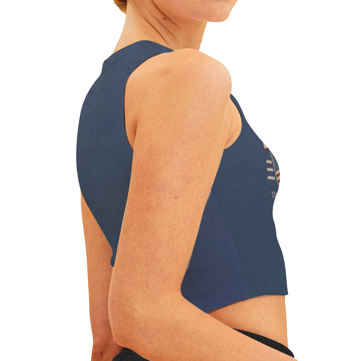 America 250th Anniversary, Birthday Gift - Personalized Birthday Crop Tank Top