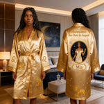 Awesome People - Personalized Horoscope Satin Robe