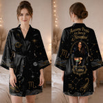 Awesome People - Personalized Horoscope Satin Robe