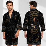 Awesome People - Personalized Horoscope Satin Robe