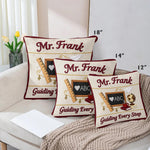 Vintage Teacher - Personalized Teacher Faux Fur Square Pillow
