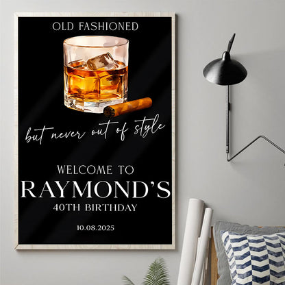 Happy Birthday - Personalized Birthday Canvas And Poster