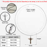 Semi Truck Cross - Personalized Trucker Shaped Metal Pendant Necklace
