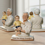 Love You Always - Personalized Grandpa Premium 3D Figurine