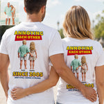 Annoying Each Other - Personalized Couple T-shirt And Hoodie