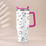 Back To School - Personalized Teacher Tumbler With Handle