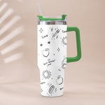 Back To School - Personalized Teacher Tumbler With Handle