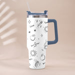 Back To School - Personalized Teacher Tumbler With Handle