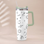Back To School - Personalized Teacher Tumbler With Handle