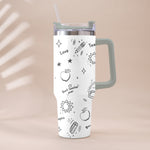 Back To School - Personalized Teacher Tumbler With Handle