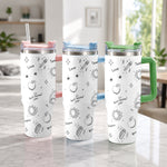 Back To School - Personalized Teacher Tumbler With Handle