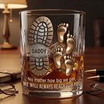 Happy Father's Day - Personalized Father Whiskey Glass