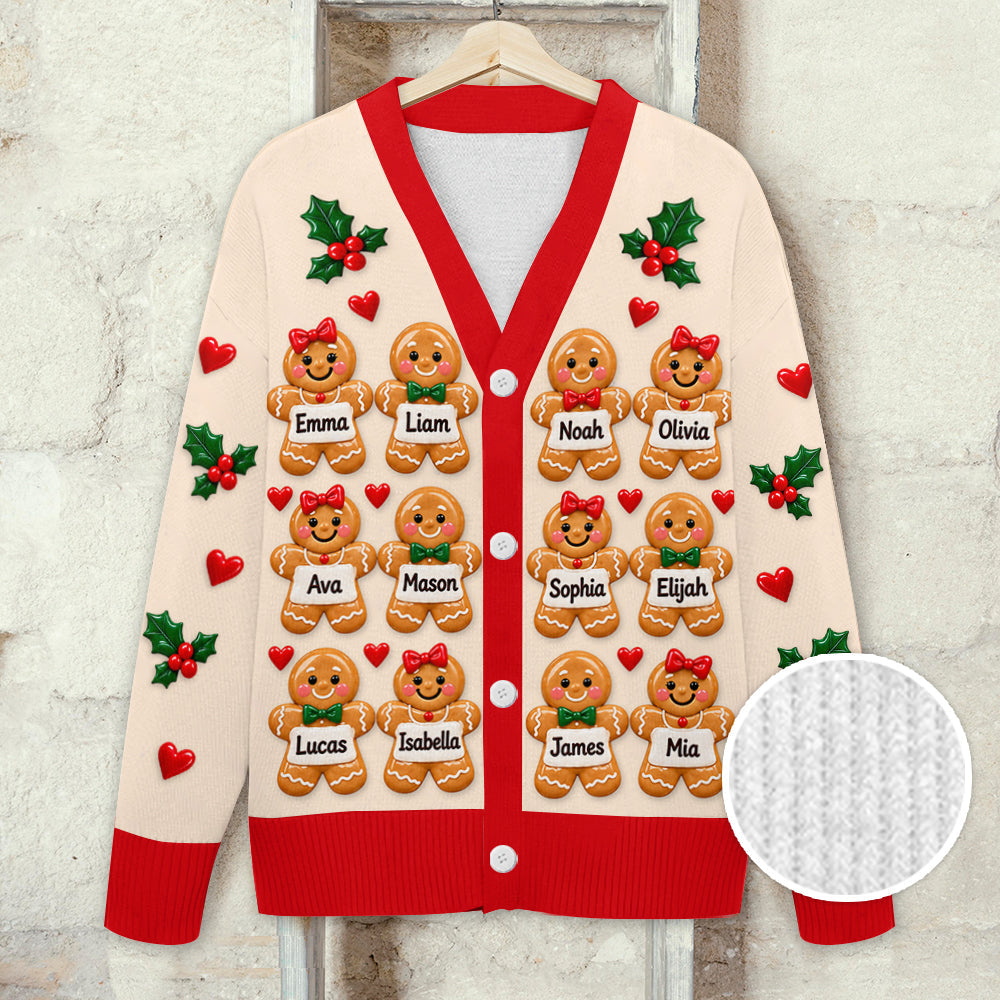 Grandma's Perfect Batch - Personalized Grandma Cardigan Sweater