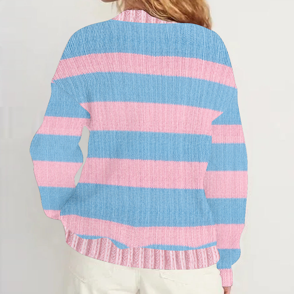 Any Photo Bestie Forever - Personalized Bestie Cardigan Sweater