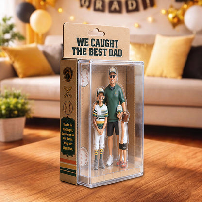We Caught The Best Dad - Personalized Father Acrylic Display Box