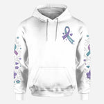 You Matter Teal Purple - Personalized Suicide Prevention All Over Shirt