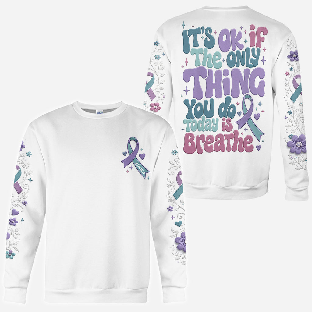 You Matter Teal Purple - Personalized Suicide Prevention All Over Shirt